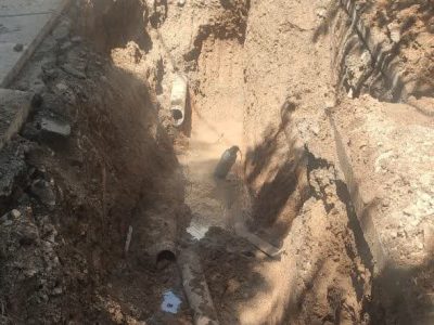 وقوع حادثه روی خط اصلی شبکه توزیع آب شهر دماوند