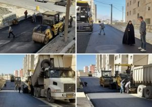 بهسازی خیابانهای خورشید در مسکن مهر شهر دماوند+ تصاویر