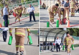 نمایش قدرت و توان؛ آزمونی سخت برای آتشنشانان دماوند در شرایط خطر+ تصاویر