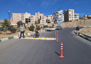 نصب ۳ سرعت‌کاه‌ جدید در میدان حجاب منطقه گیلاوند