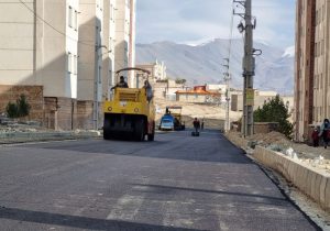 اجرای عملیات روکش آسفالت خیابانهای خورشید مسکن مهر مهک دماوند