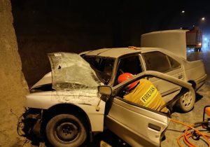 تصادف در تونل امامزاده هاشم دماوند یک فوتی برجای گذاشت+ تصاویر