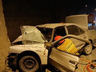تصادف در تونل امامزاده هاشم دماوند یک فوتی برجای گذاشت+ تصاویر