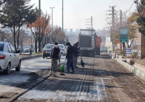 بهسازی بلوار شهید بهشتی در دستور کار شهرداری دماوند+ تصاویر