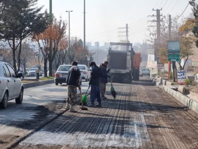 بهسازی بلوار شهید بهشتی در دستور کار شهرداری دماوند+ تصاویر
