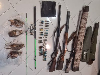 دستگیری شکارچیان غیرمجاز در دماوند/ ۳ قبضه سلاح شکاری و لاشه ۴ کبک کشف شد+ تصاویر