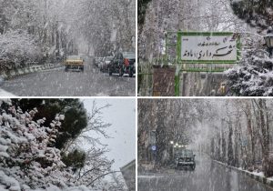 دماوند برفی شد+ تصاویر