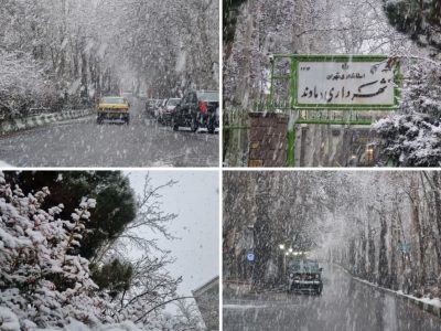 دماوند برفی شد+ تصاویر