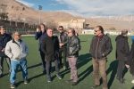 بازدید رئیس هیأت فوتبال استان تهران از زمین چمن تختی دماوند
