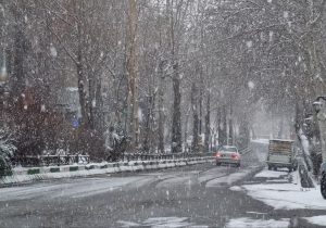 دماوند برفی در آخرین روز دیماه ۱۴۰۳