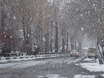 دماوند برفی در آخرین روز دیماه ۱۴۰۳