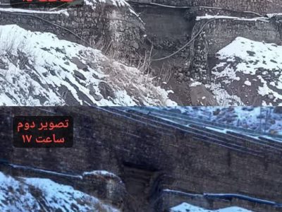 خطر ریزش بیخ گوش هراز/ فرماندار دماوند: علت اصلی ریزش شناسایی و برطرف شود+ تصاویر