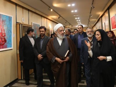 نمایش آثار هنرمندان دماوندی در خانه ملت+ تصاویر