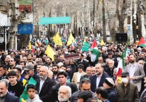 میدان امام تا مسجد جامع؛ مسیر همبستگی دماوندی‌ها با فلسطین+ تصاویر