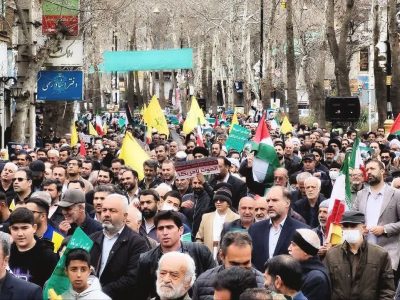 میدان امام تا مسجد جامع؛ مسیر همبستگی دماوندیها با فلسطین+ تصاویر