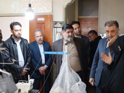 بازدید مسئولان از ۳ طرح کارآفرینی کمیته امداد در دماوند