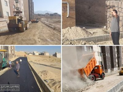 تداوم اجرای پروژه ساماندهی معابر مسکن مهر دماوند