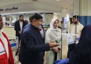 بررسی وضعیت حادثه‌دیدگان تصادف محور فیروزکوه – دماوند