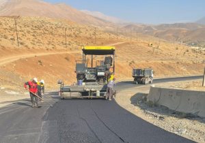 اجرای روکش آسفالت جاده چشمه اعلا به مشاء دماوند