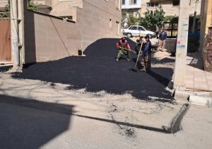 کوچه‌پس‌کوچه‌های منطقه گیلاوند بهسازی شدند