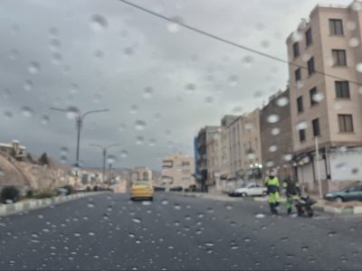 فیلم| قطرات باران به دماوند رسید/ دریاچه تار سفیدپوش شد