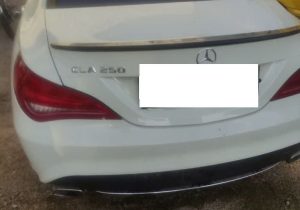 توقیف خودروی بنز فاقد مجوز قانونی در دماوند+ تصویر