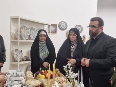 افتتاح نمایشگاه هنرهای دستساز در دماوند