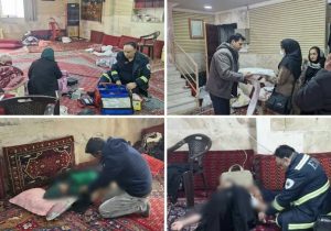 مصمومیت تنفسی معتکفان در آبسرد/ علت در دست بررسی است