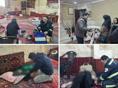 مصمومیت تنفسی معتکفان در آبسرد/ علت در دست بررسی است