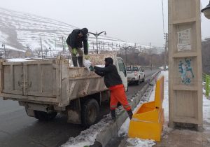 آماده‌باش کامل ستاد برف‌روبی شهرداری دماوند/ مخازن نمک در سطح شهر شارژ شدند