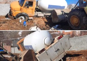 عملیات نفس‌گیر مدیریت بحران شهرداری دماوند در روستای چنار شرق/ خطر انفجار مهار شد