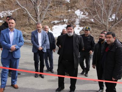 بهرهبرداری از پروژه عمرانی روستای «سربندان»