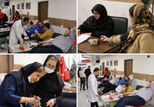همدلی‌ دماوندی‌ها در روزهای جنگ/ استقبال بی‌نظیر برای اهدای خون+ تصاویر