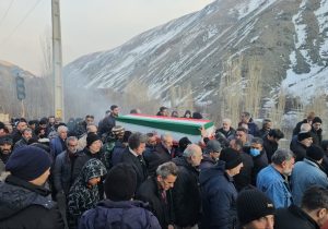 تشییع باشکوه پیکر مطهر شهید «مجتبی حاجی» در دماوند+ تصاویر