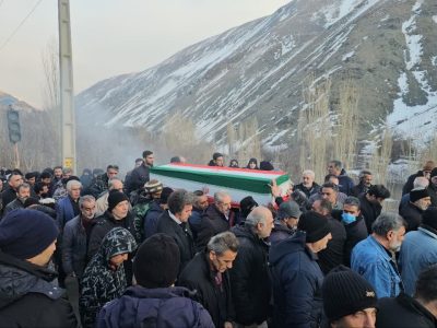 تشییع باشکوه پیکر مطهر شهید «مجتبی حاجی» در دماوند+ تصاویر