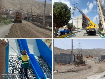 تداوم نهضت خدمات‌رسانی در شهر کیلان/ از بهسازی معابر تا ساماندهی سیمای شهری