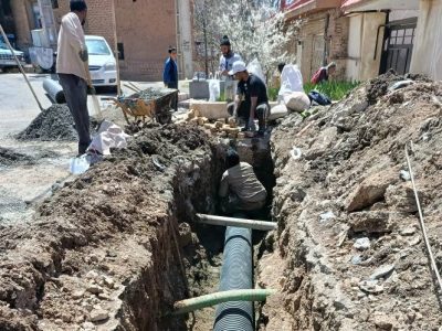 آغاز بهسازی زیرساخت‌های هدایت آب‌های سطحی در شهر دماوند+ تصاویر