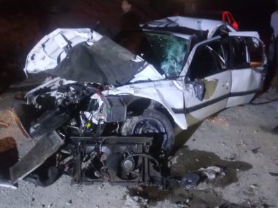 واژگونی پژو پارس در دماوند ۴ مصدوم بر جای گذاشت