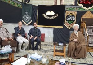 دیدار جمعی از تولیدکنندگان با آیتالله جوادی آملی در دماوند