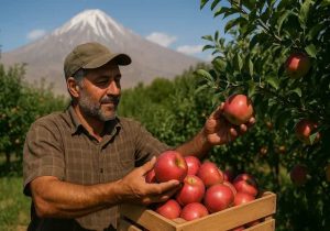 فصل طلایی باغداران دماوند/ سیب و گردو راهی بازار میشوند