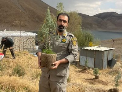 کاشت ۲۰۰ اصله درخت ارس در دریاچه تار دماوند